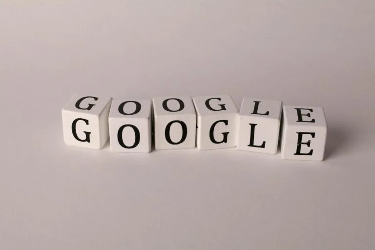 Building a Loyal Blog Audience: Strategies for Engagement and Growth White blocks with letters spelling Google, symbolizing search and SEO concepts.